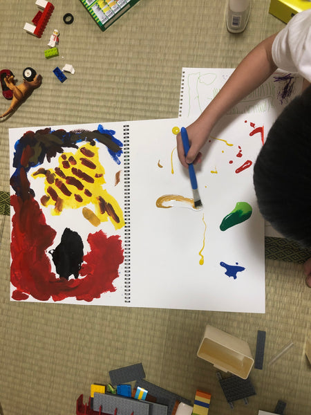 となりの色がきれいだからまぜちゃおう